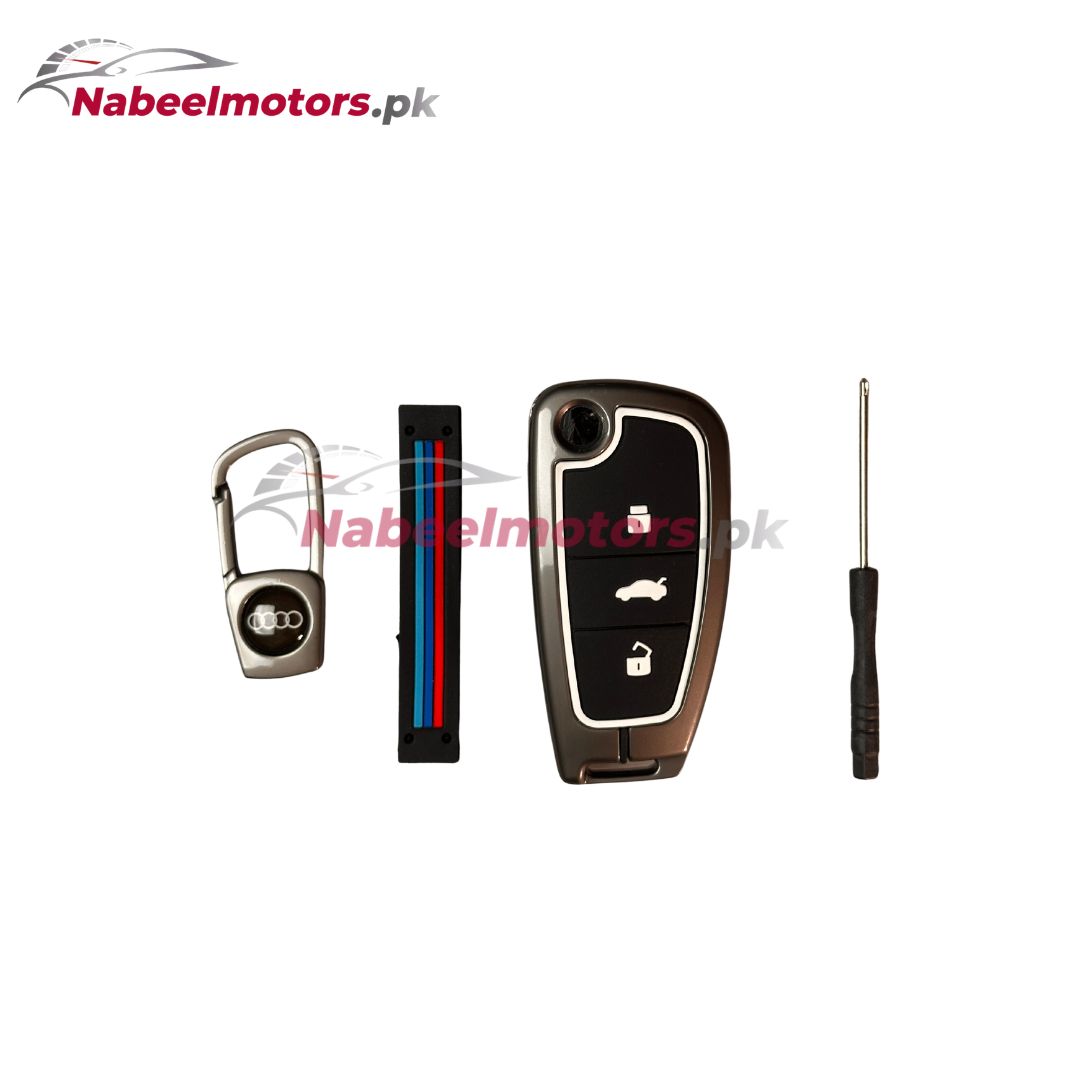 Audi A3 Metal Key Cover – Premium Protection Case