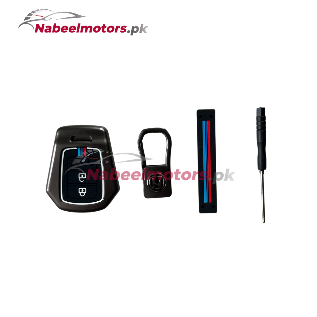 Honda BR-V Metal Keycover – Premium Protection with Stylish Metallic Finish
