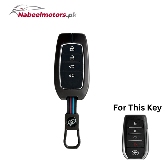 Toyota Fortuner Metal Keycover – Premium Protection with Stylish Finish