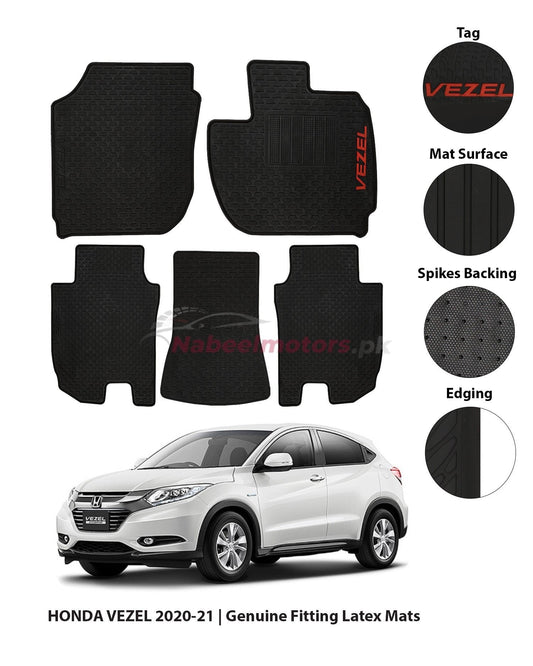 Honda Vezel 2014-2021 Latex Rubber Floor Mats