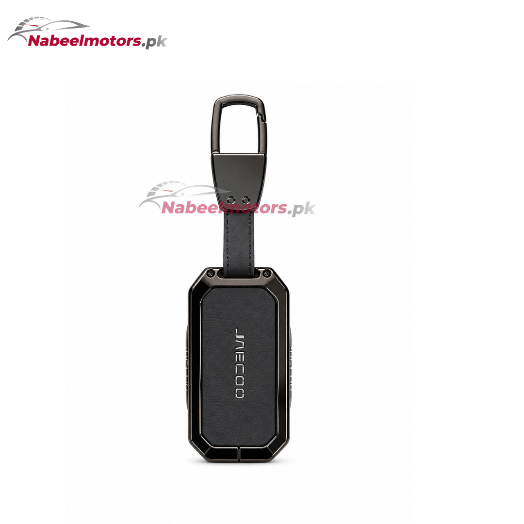 Jaecoo J5 Leather Metal Key Cover – Premium Quality