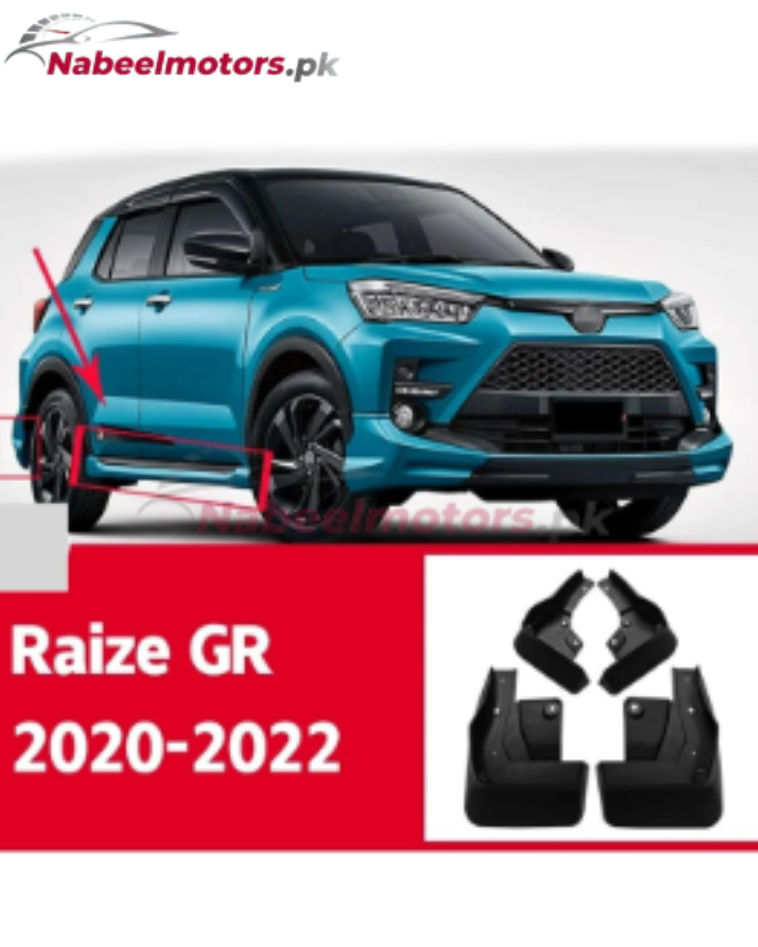 Toyota Raize GR Mud Flap