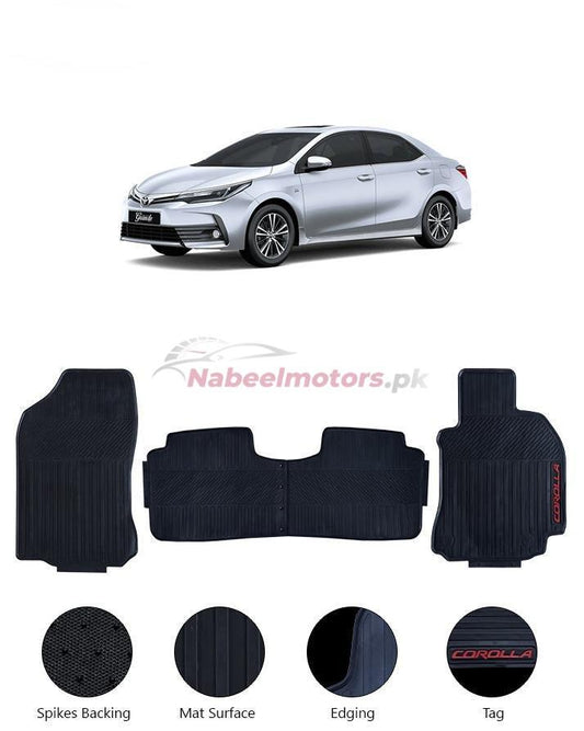 Toyota Corolla  Latex Rubber Floor Mats