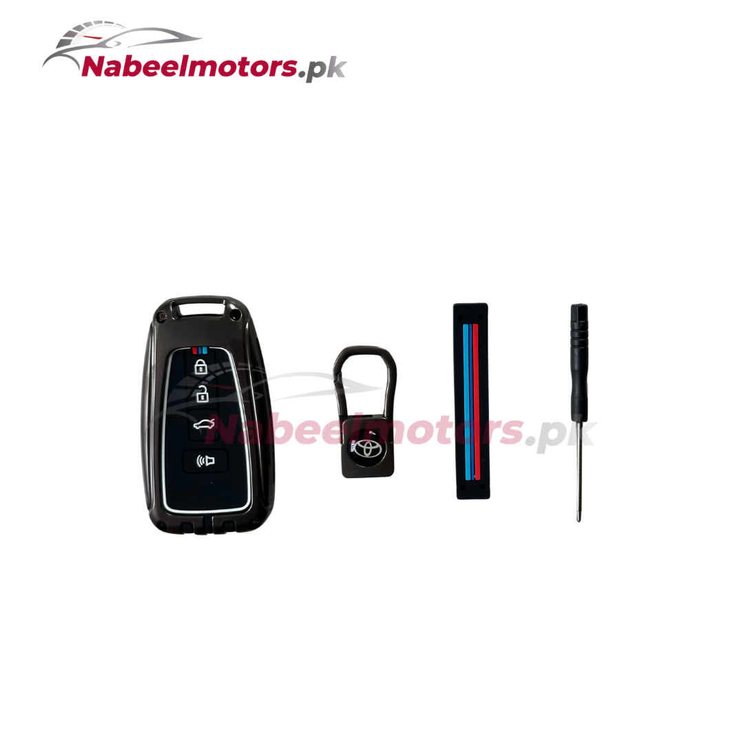 Toyota cross metal keycover