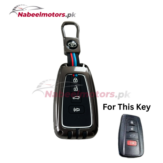 Toyota cross metal keycover