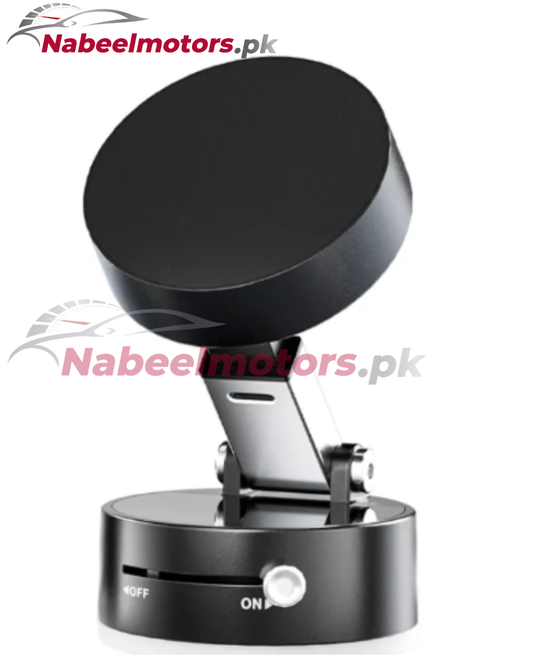 black vaccum suction mobile holder