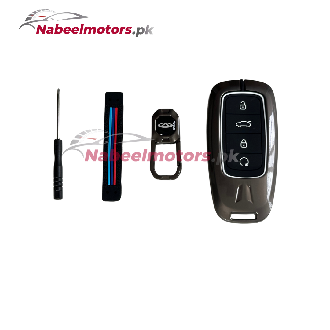 Chery Tiggo 8 Pro Metal Keycover – Premium Smart Key Protection with Elegant Finish