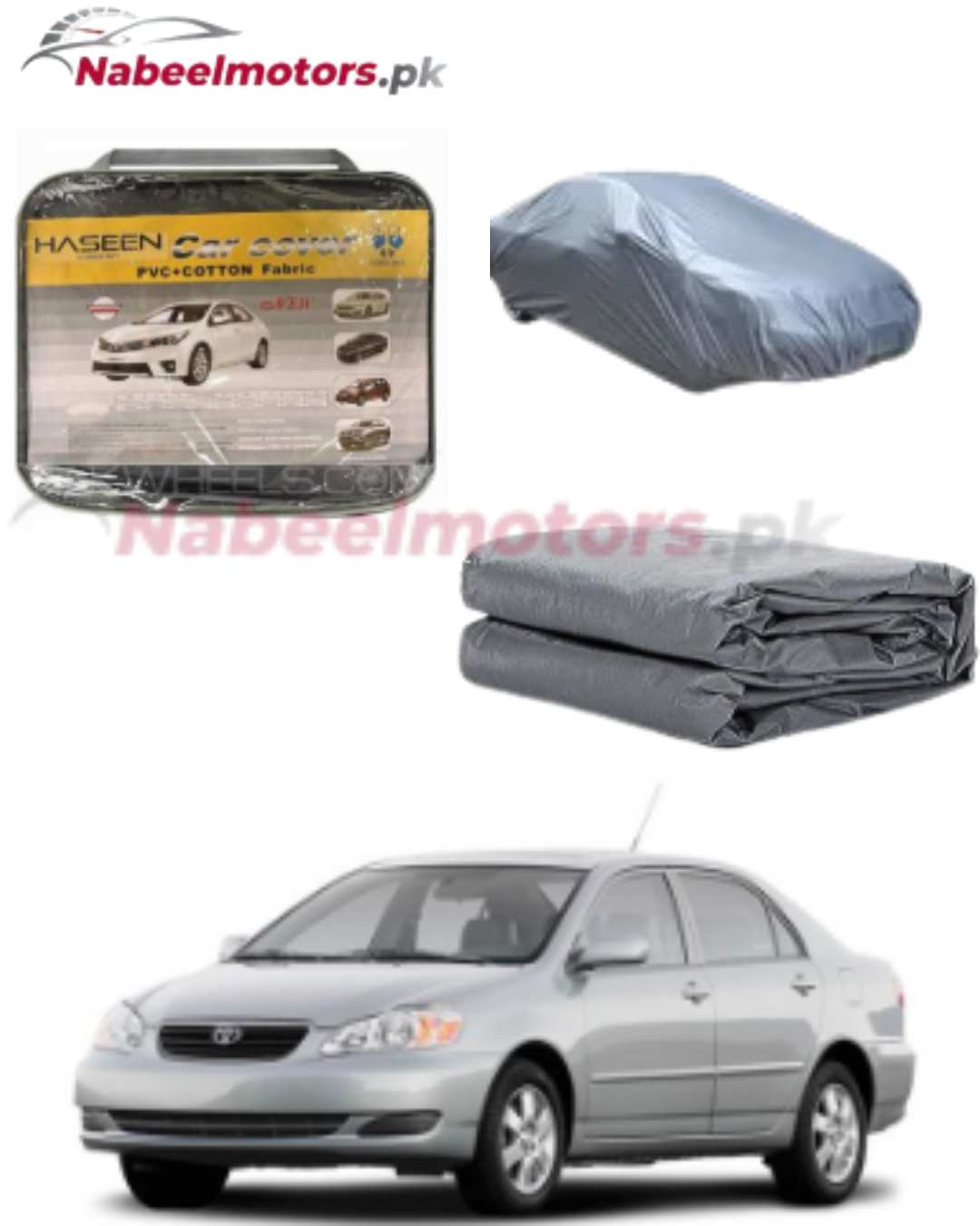 Toyota Corolla 2005 PVC Car Top Cover – Waterproof & Dustproof Protection