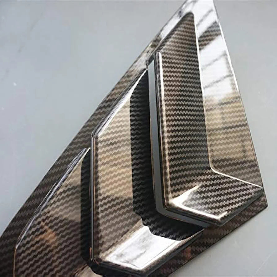 Honda civic x quater lower trims carbon fiber 2pcs set model 2016-2021