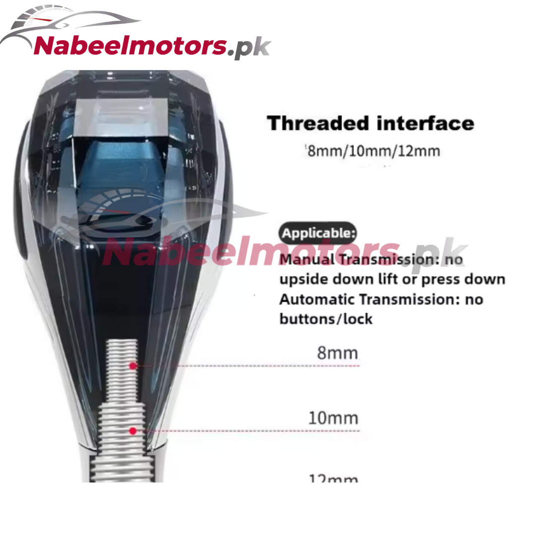 honda 7 colour crystal gear knob