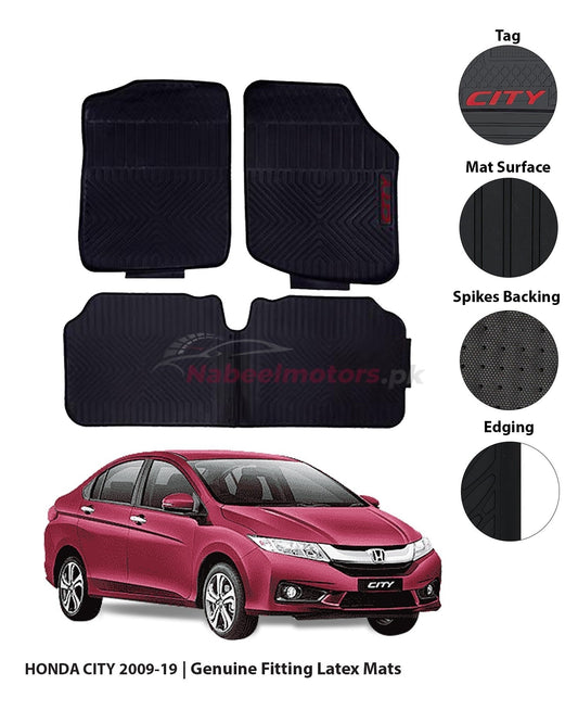 honda city gm latex floor mats