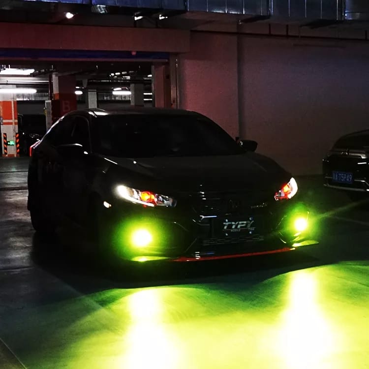 Lime Green Color Led Light H11