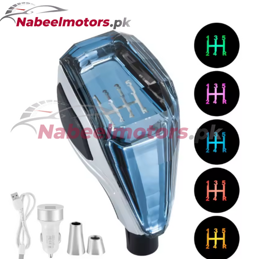 toyota 7 colour crystal gear knob