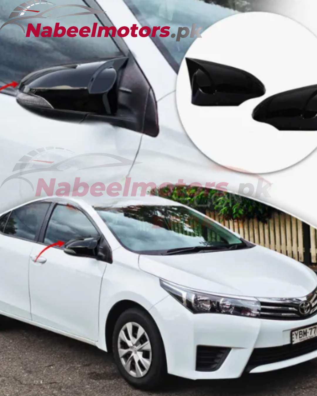 toyota corolla 2015 carbon fiber side mirror