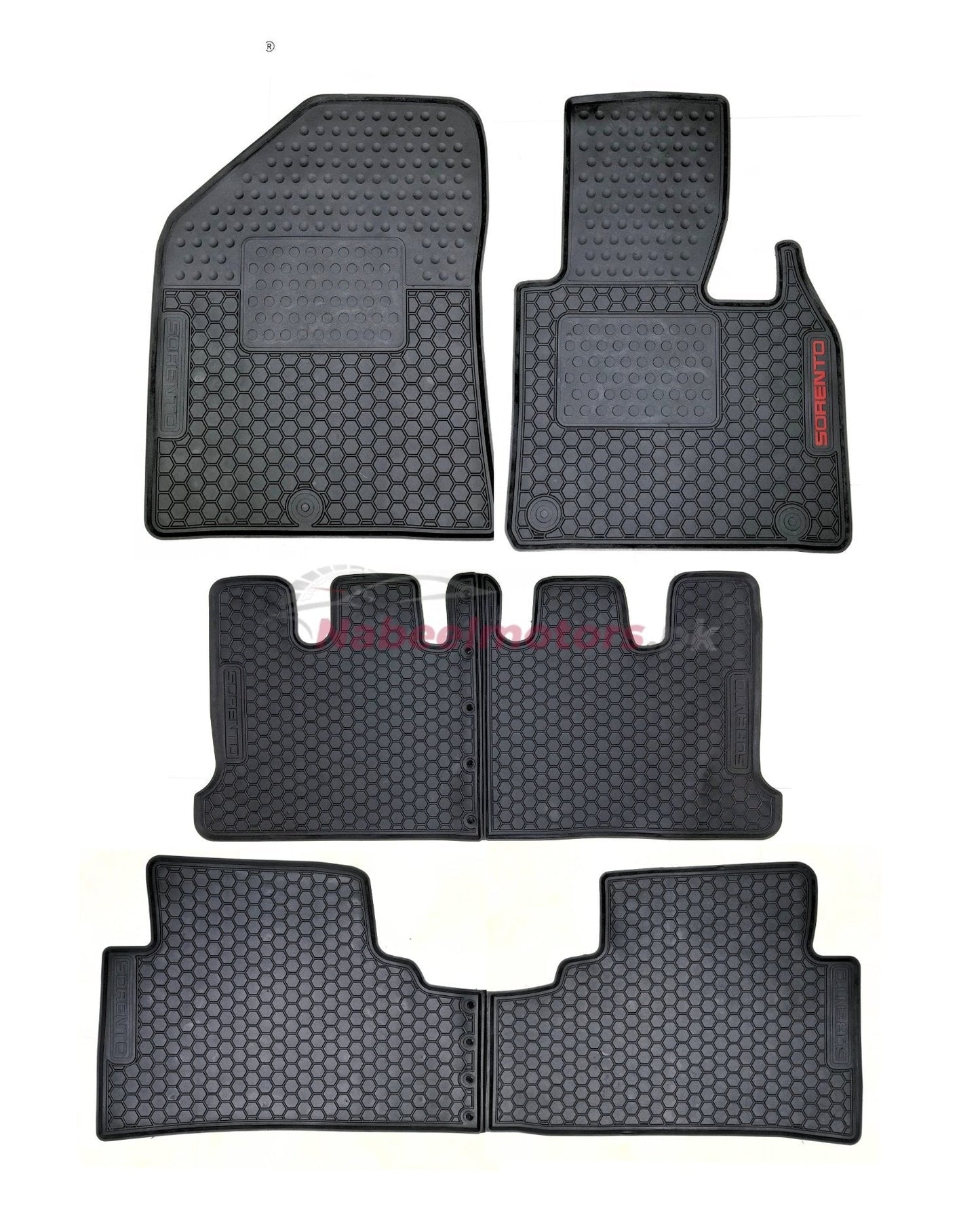 Kia Sorento 2021+ Premium Latex PVC Floor Mats
