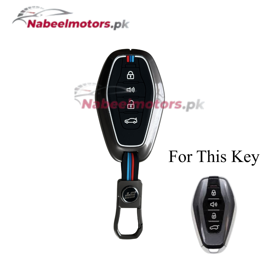 Jetour X70 Metal Key Cover – Premium Zinc Alloy Car Key Case