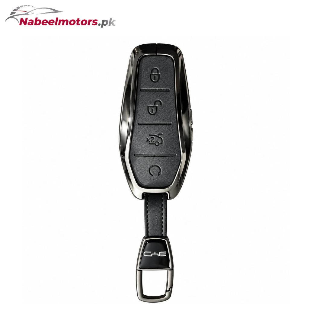 BYD Atto 3, BYD Atto 2 & BYD SHARK Leather Metal Keycover – Premium Quality