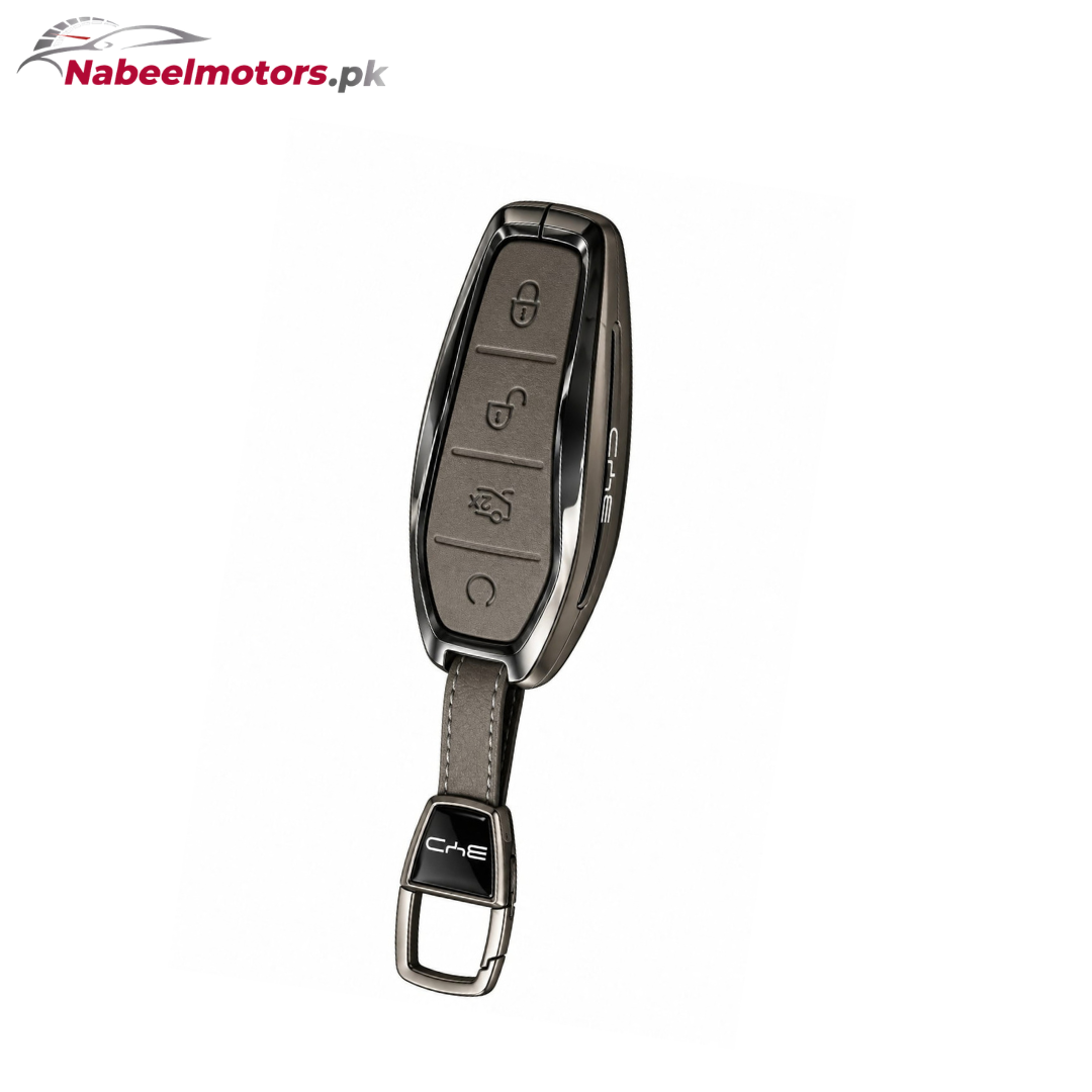 BYD Atto 3, BYD Atto 2 & BYD SHARK Leather Metal Keycover – Premium Quality