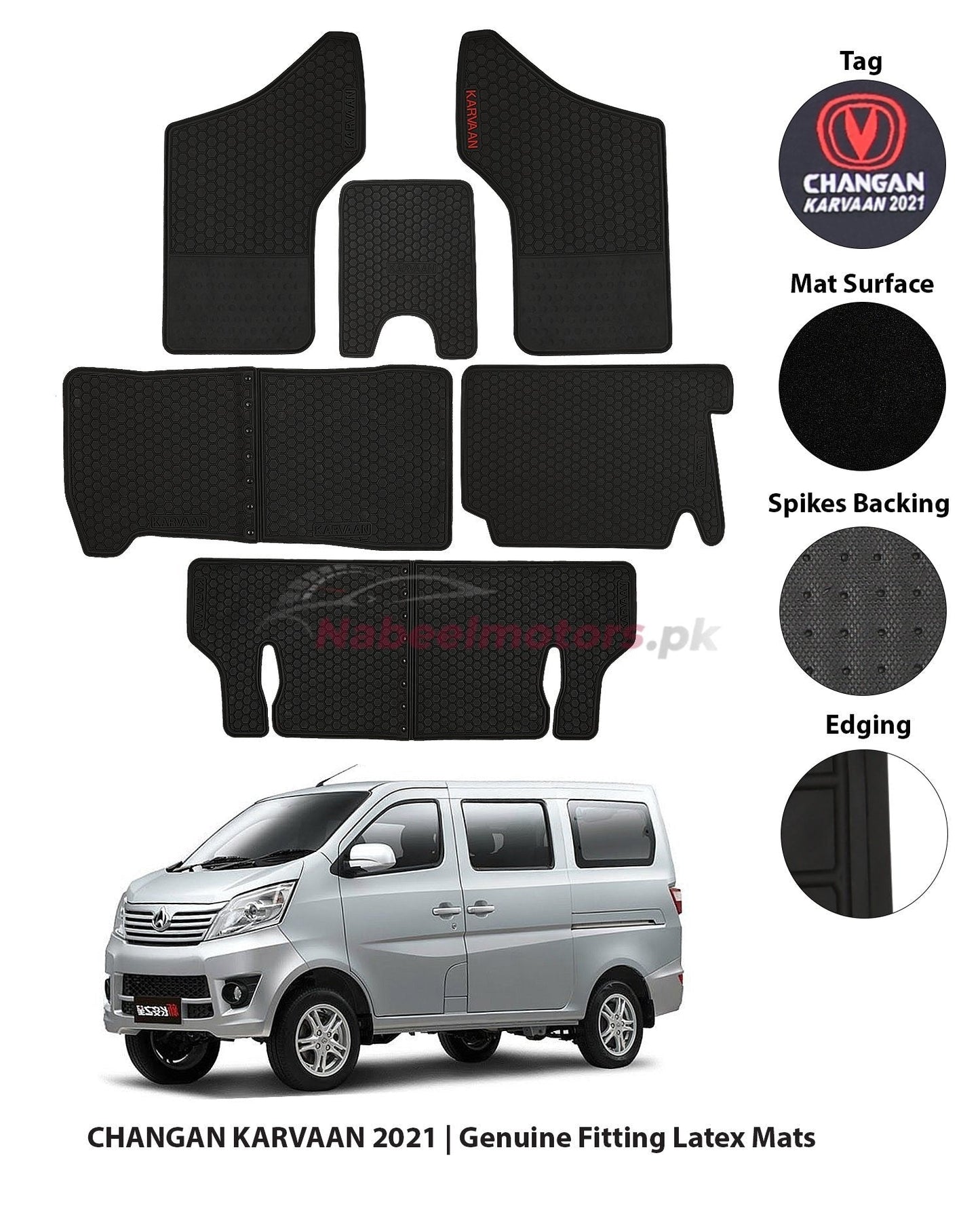CHANGAN KARVAAN LATEX RUBBER  FLOOR MAT