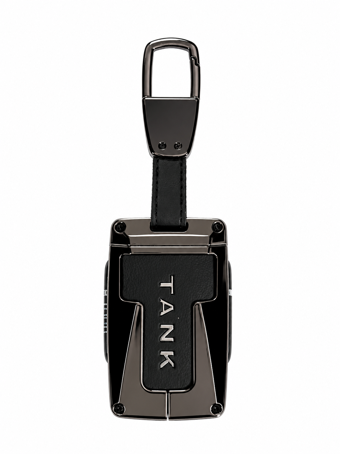 Tank 500 Premium Leather Metal Key Cover