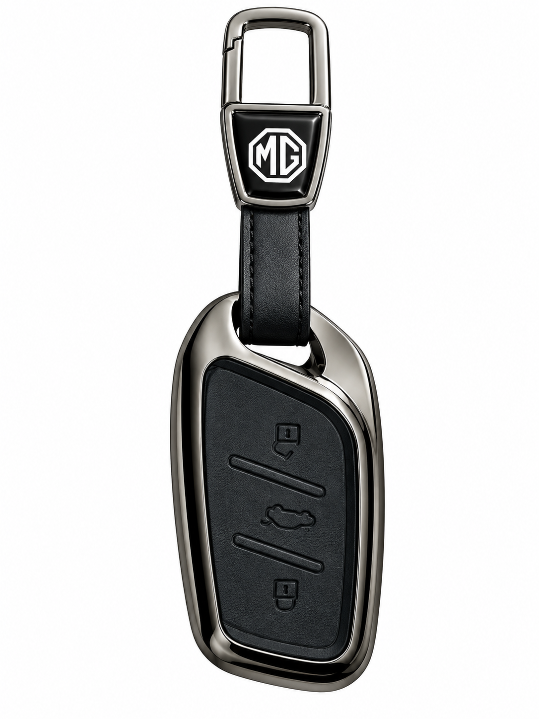 MG HS Leather Metal Keycover – Premium Quality &amp; Sleek Design