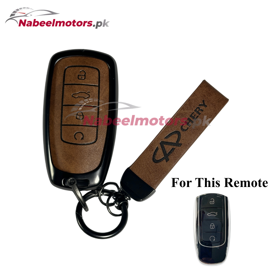 Jaecco J7 & Chery Tiggo 8 Leather Metal Keycover