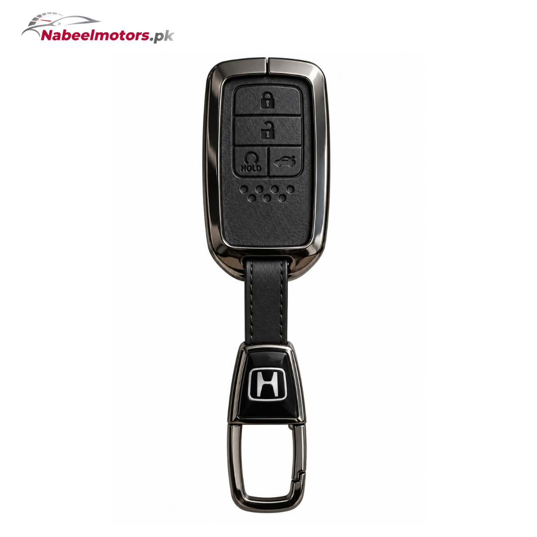 Civic X Turbo Leather Metal Keycover – Premium Quality