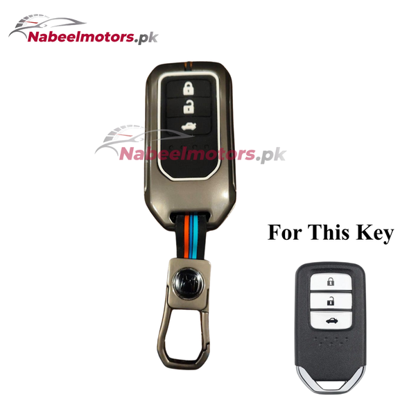 Honda Civic X (2017–2021) Metal Key Cover | Premium Key Protector ...