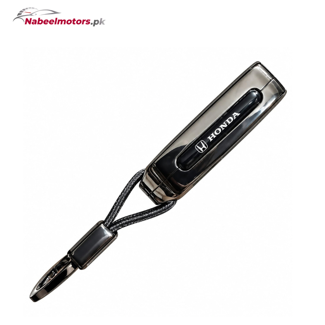 Civic X Turbo Leather Metal Keycover – Premium Quality
