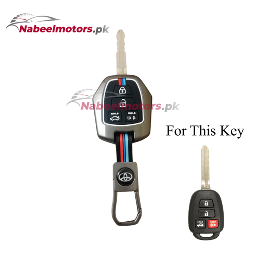 Toyota Corolla (2015 to Onward) Metal Key Cover – Premium Zinc Alloy Protection Case
