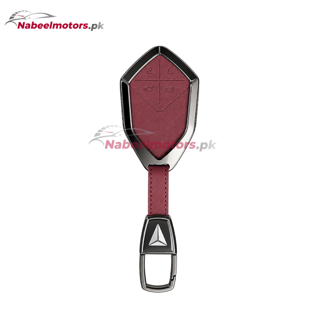 Deepal SO5 Leather Metal Key Cover – Premium Quality