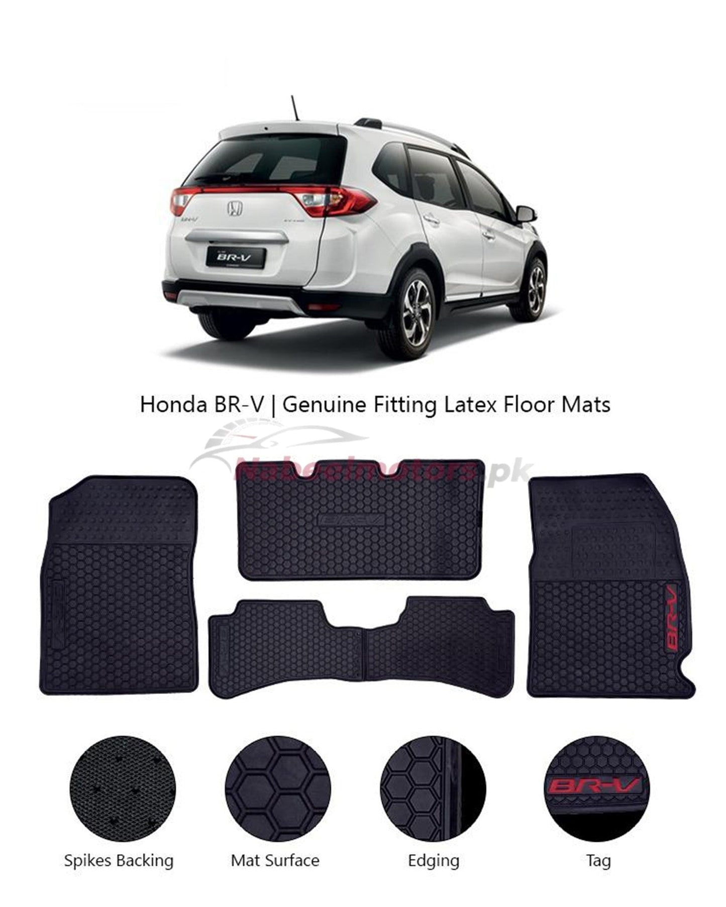HONDA BR-V  latex floor mats 