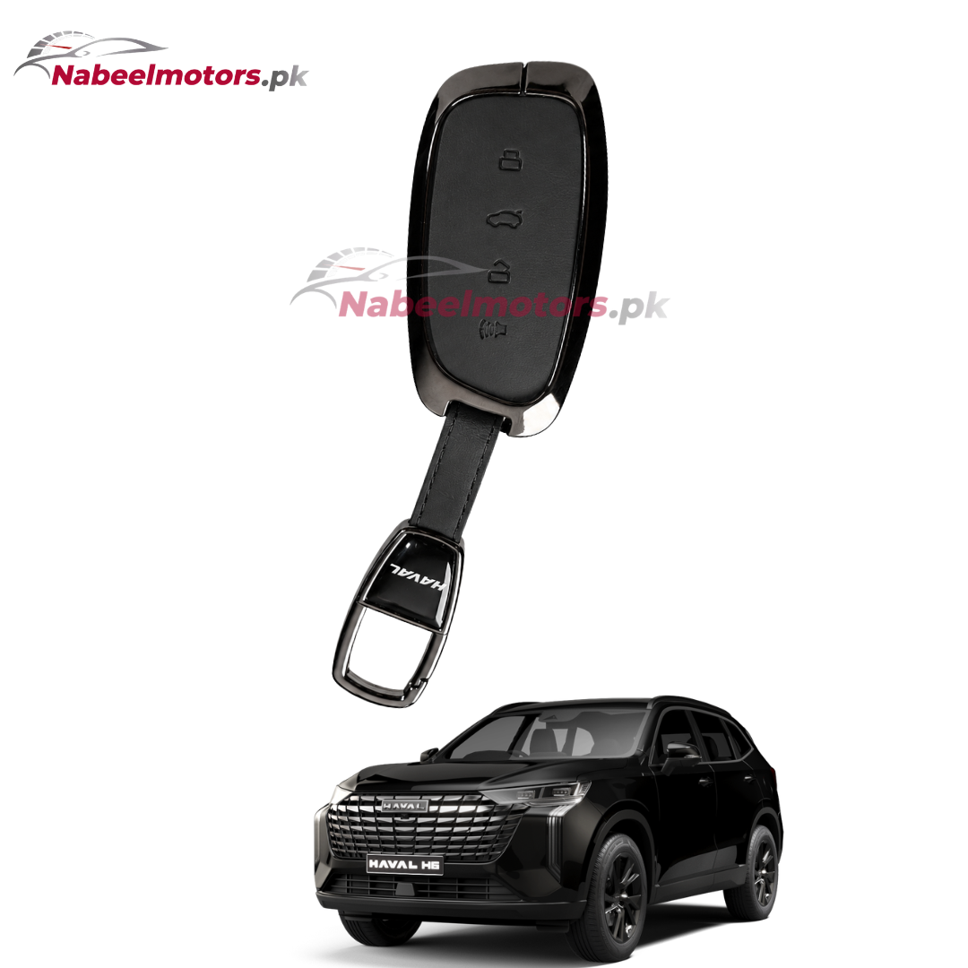 Haval H6 Leather Metal Key Cover – Premium Quality
