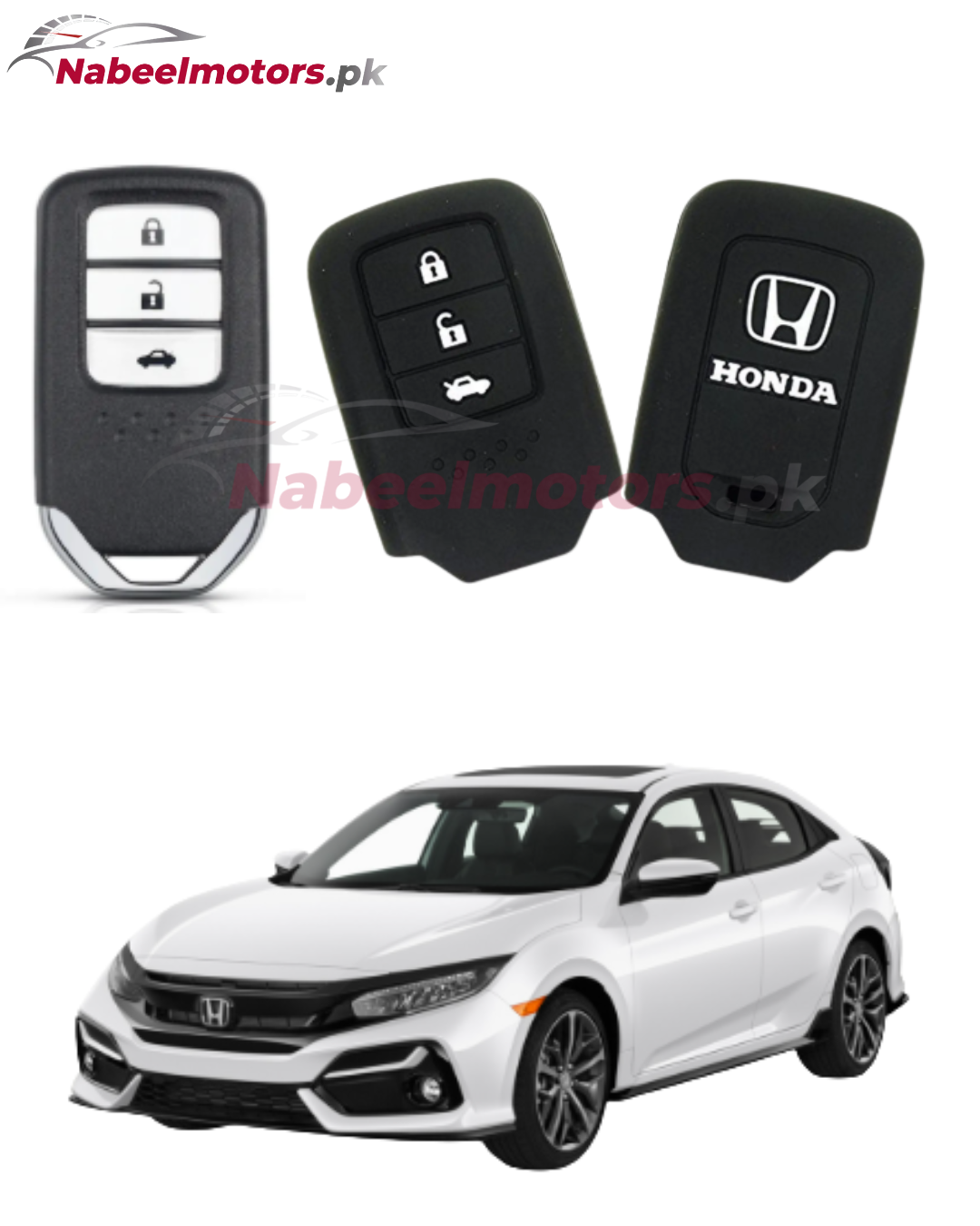 Honda Civic 2016 Silicon Key Cover