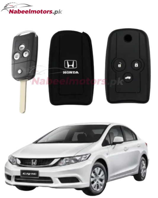 Honda Civic Rebirth Round Button Silicon Key Cover