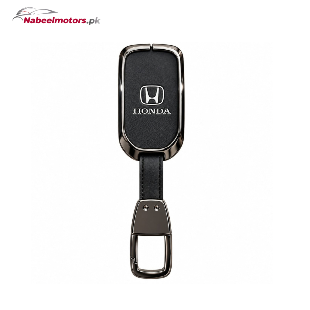 Honda Civic X (2017–2021) Leather Metal Keycover – Premium Quality