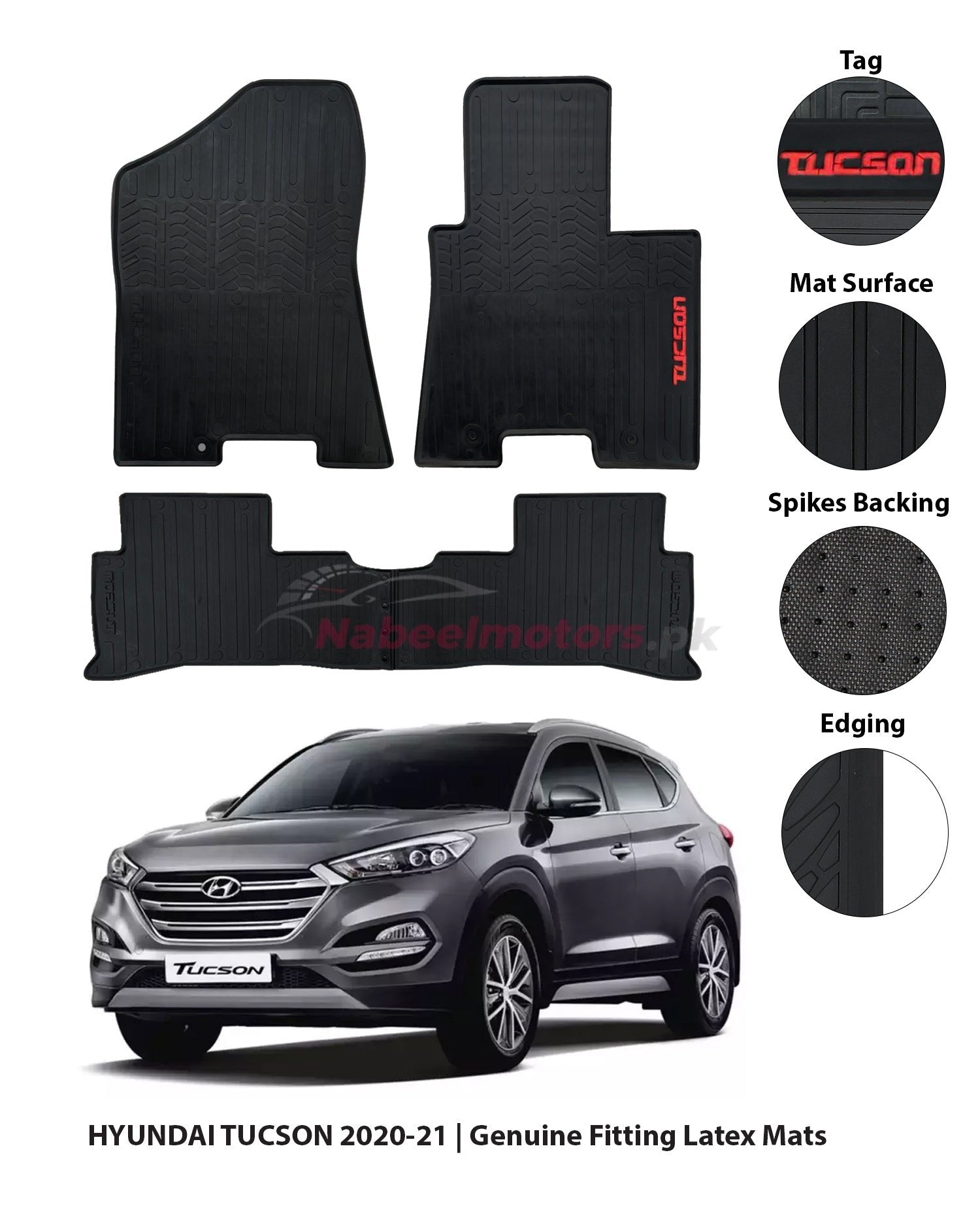 Hyundai Tucson PVC Latex Floor Mats