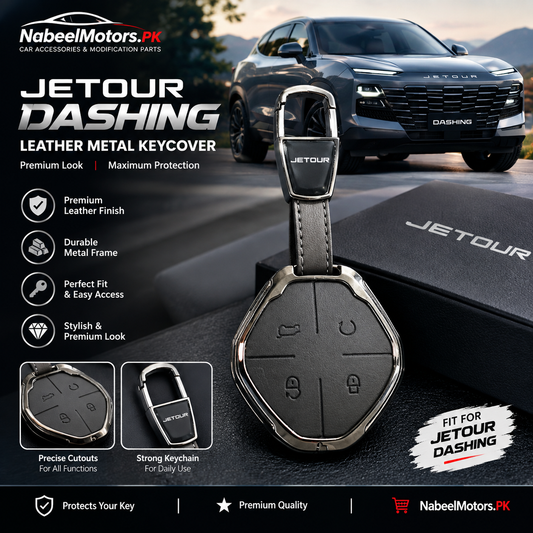 Jetour Dashing Premium Leather Metal Keycover