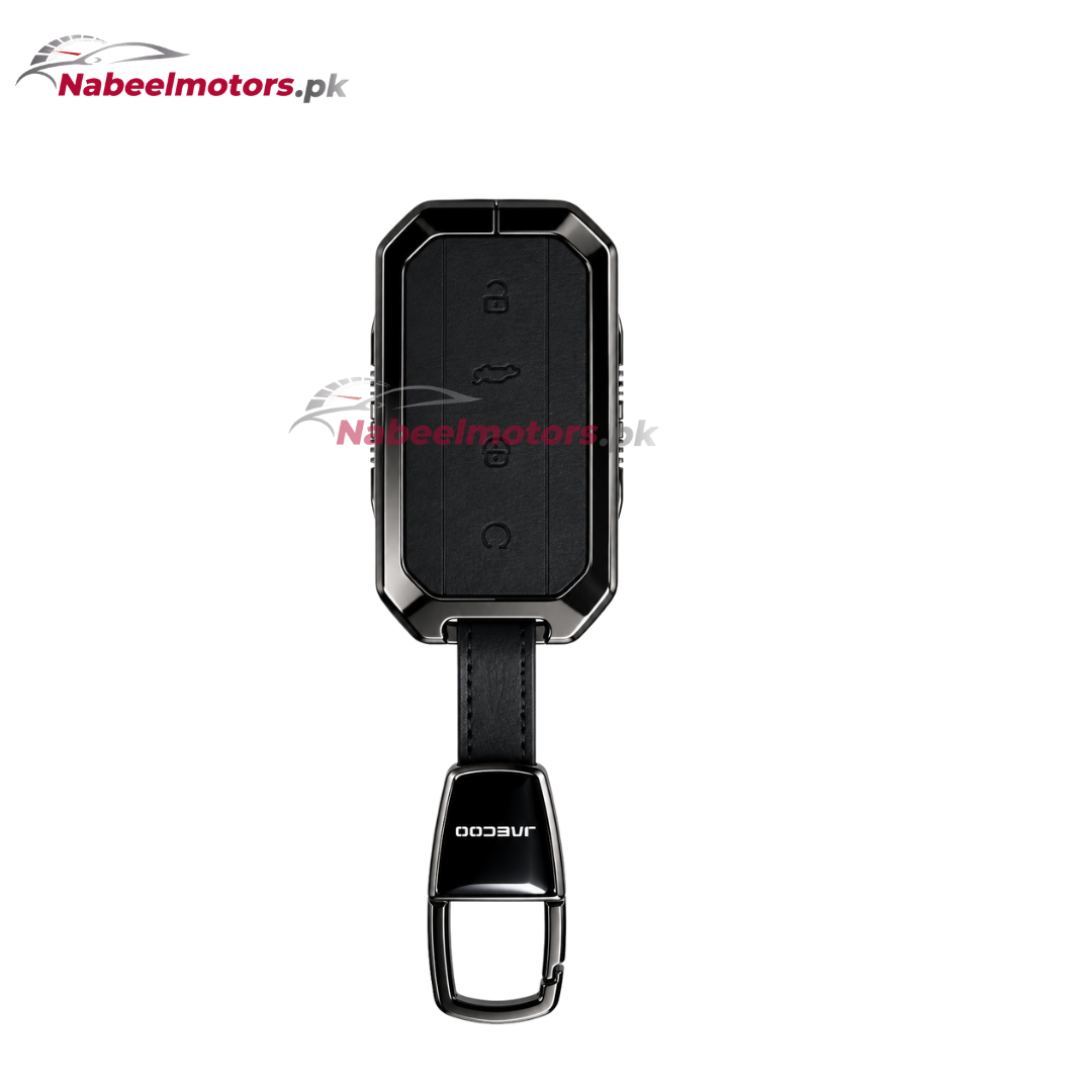 Jaecoo J5 Leather Metal Key Cover – Premium Quality