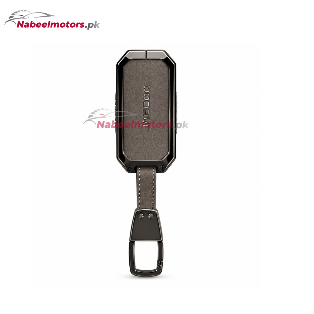 Jaecoo J5 Leather Metal Key Cover – Premium Quality