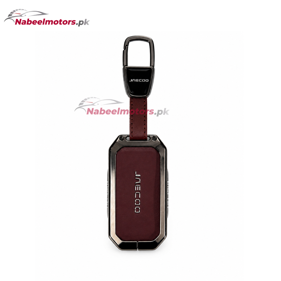 Jaecoo J5 Leather Metal Key Cover – Premium Quality