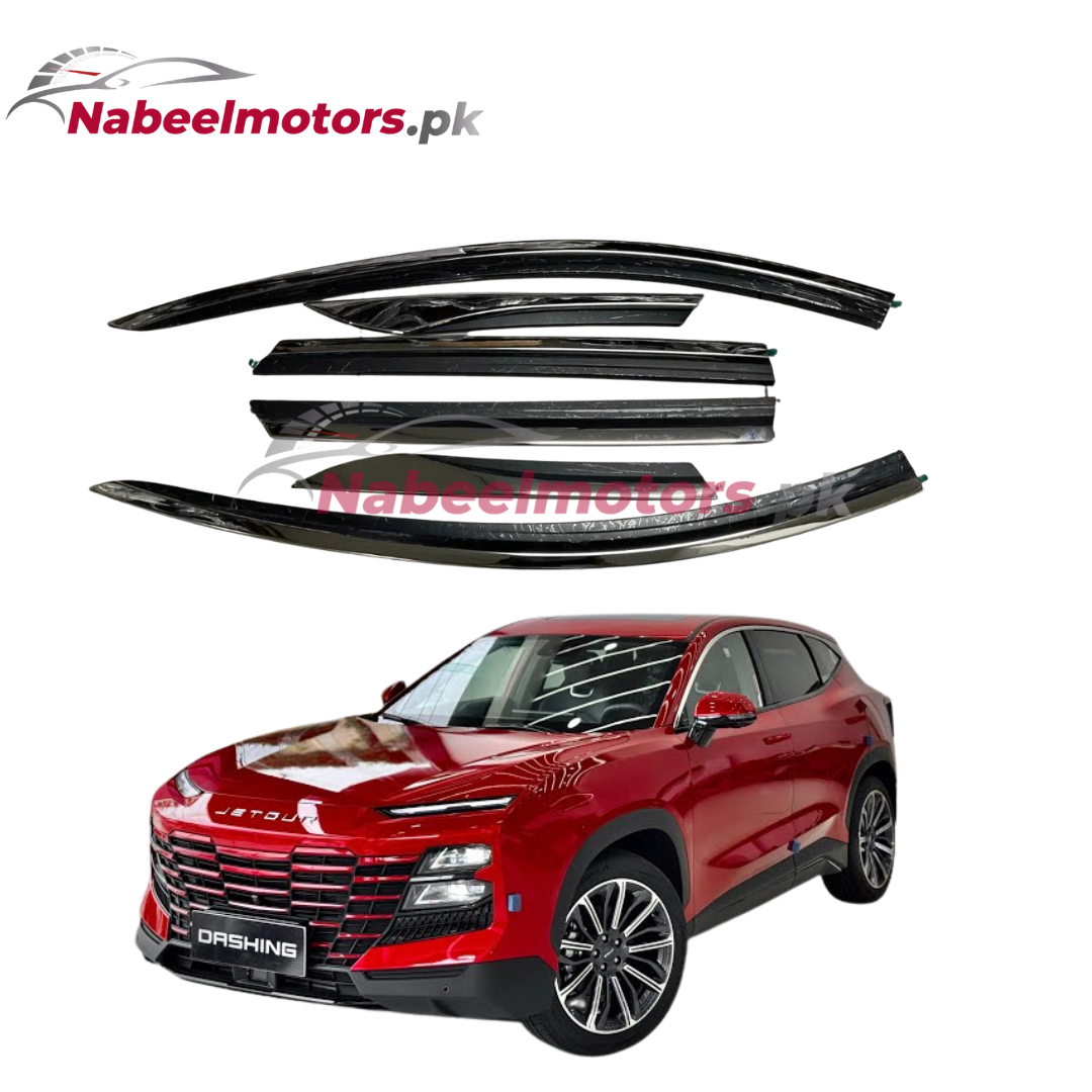 Jetour Dashing TXR Air Press – Premium Window Visor (6 Pcs Set)