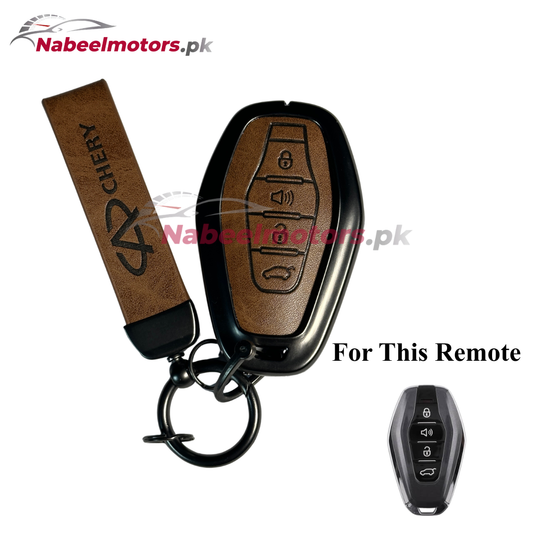 Jetour X70 Plus Premium Leather Metal Keycover