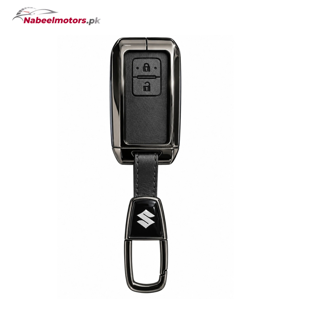 Suzuki Swift Leather Metal Keycover – Premium Quality