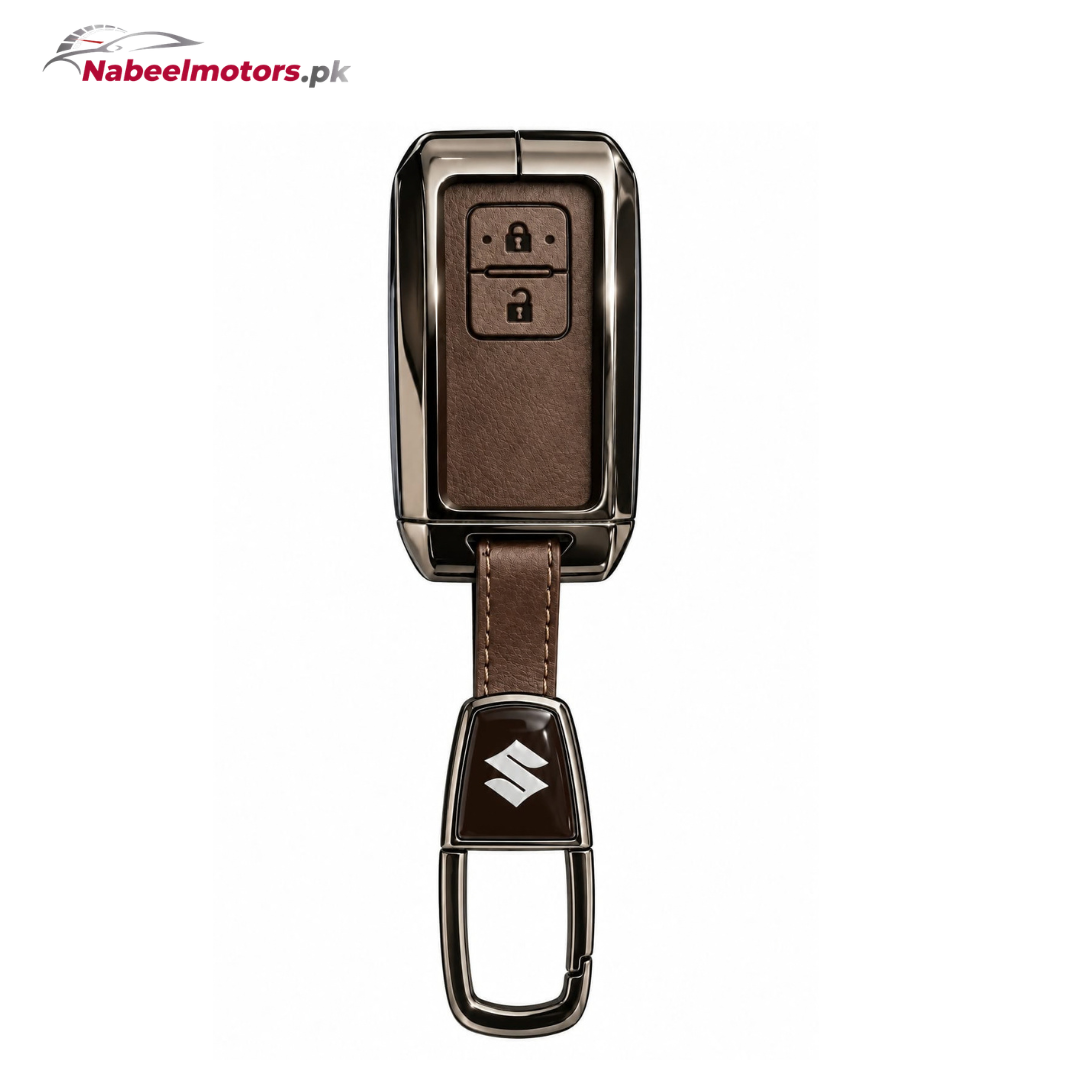 Suzuki Swift Leather Metal Keycover – Premium Quality