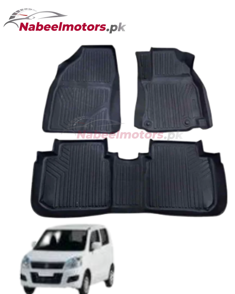 Suzuki Wagon R Premium TPE Floor Mats – All-Weather Waterproof Interio ...