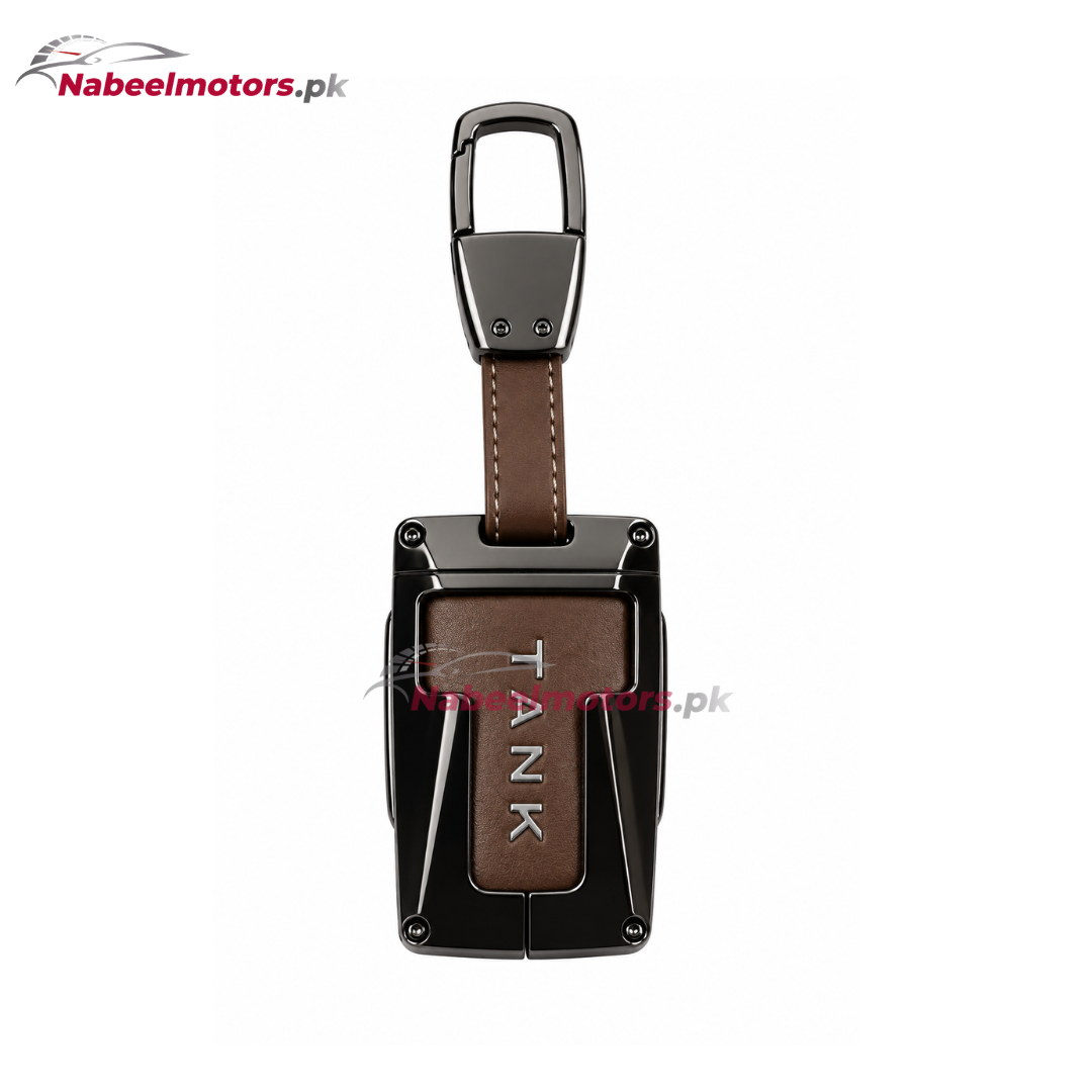 Tank 500 Premium Leather Metal Key Cover