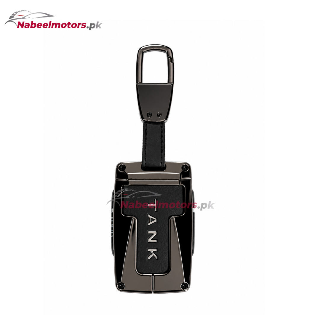 Tank 500 Premium Leather Metal Key Cover