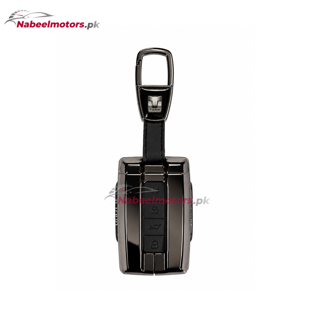 Tank 500 Premium Leather Metal Key Cover