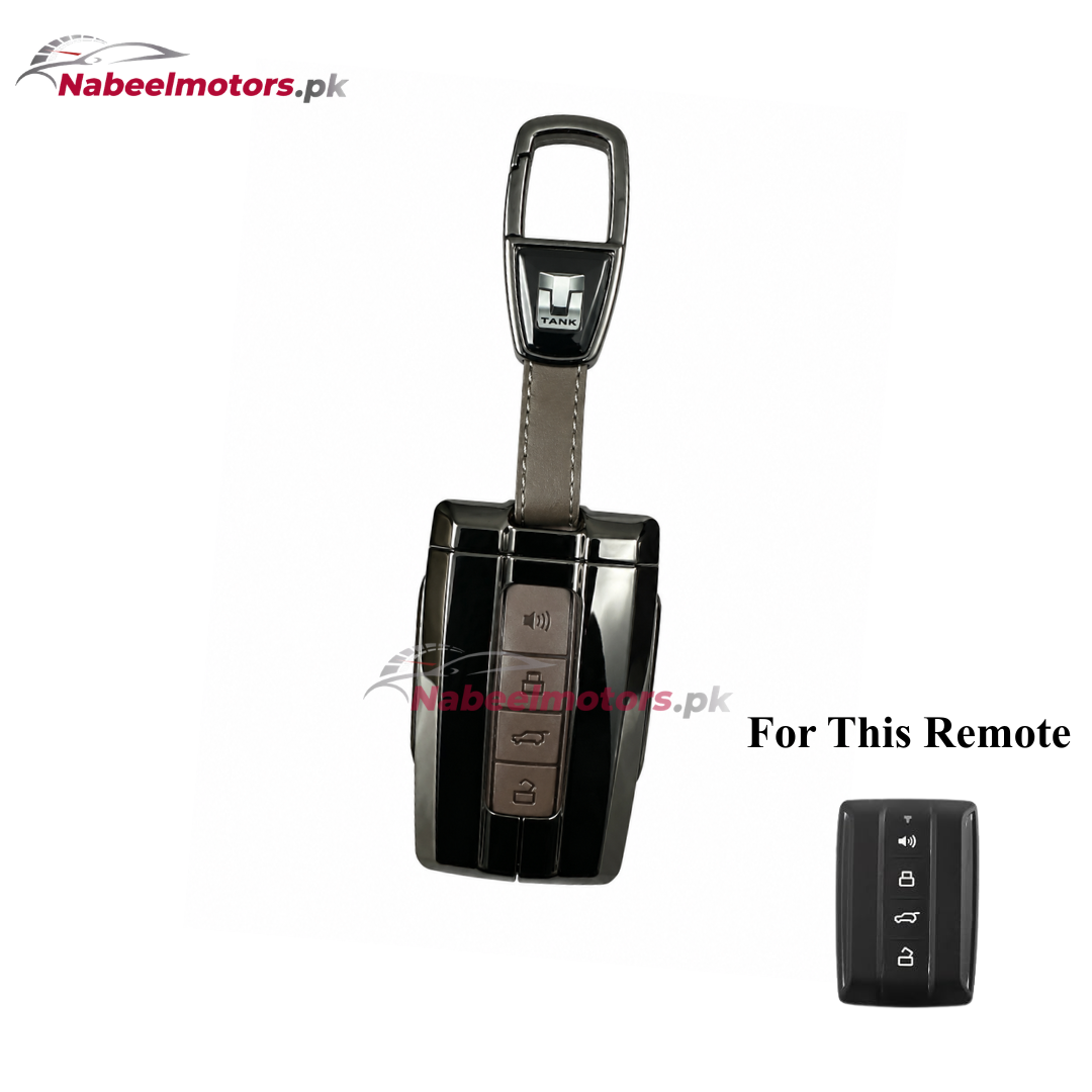 Tank 500 Premium Leather Metal Key Cover
